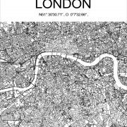 LONDON Mapa vectorial 40x50 copy