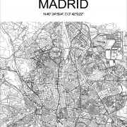Mapa vectorial Madrid 40x50 b copy