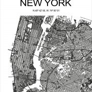 NEW YORK 2 Mapa vectorial 40x50 copy