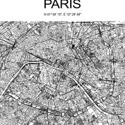 PARIS Mapa vectorial 30x40 copy