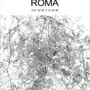 ROMA Mapa vectorial baja